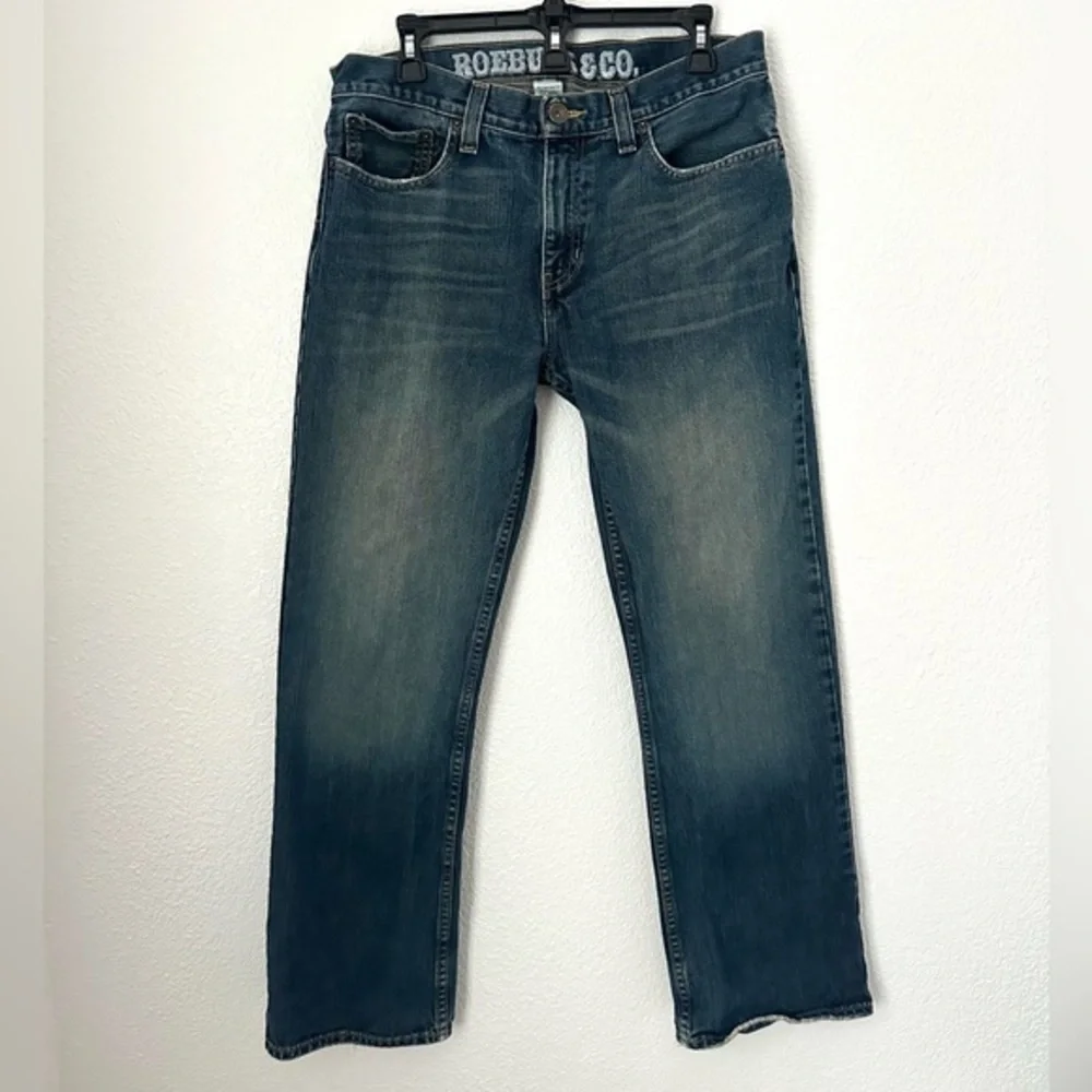 Roebuck & Co Straight Leg Jeans Men’s 32X30 Blue Dark Wash Pant